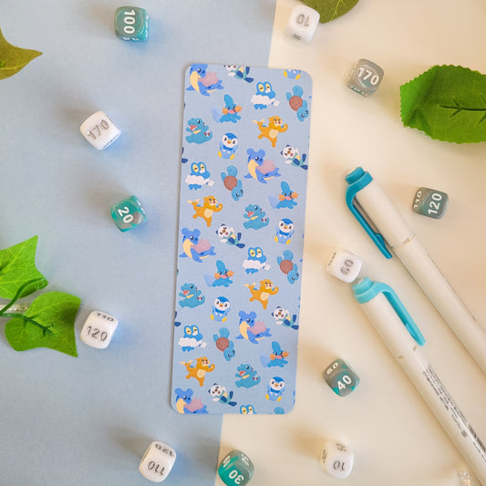 Cute water type pokemon bookmark