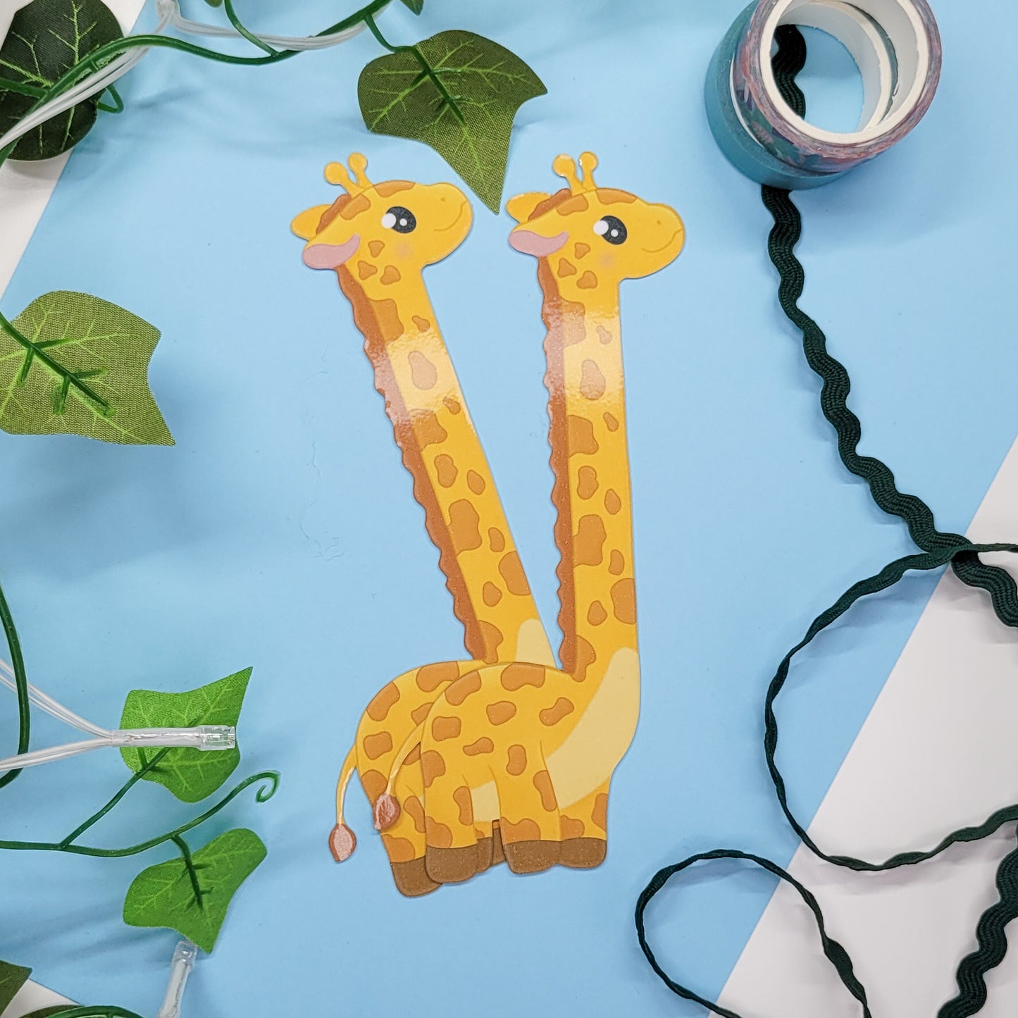 Cute Giraffe silly shaped bookmark for book lovers
