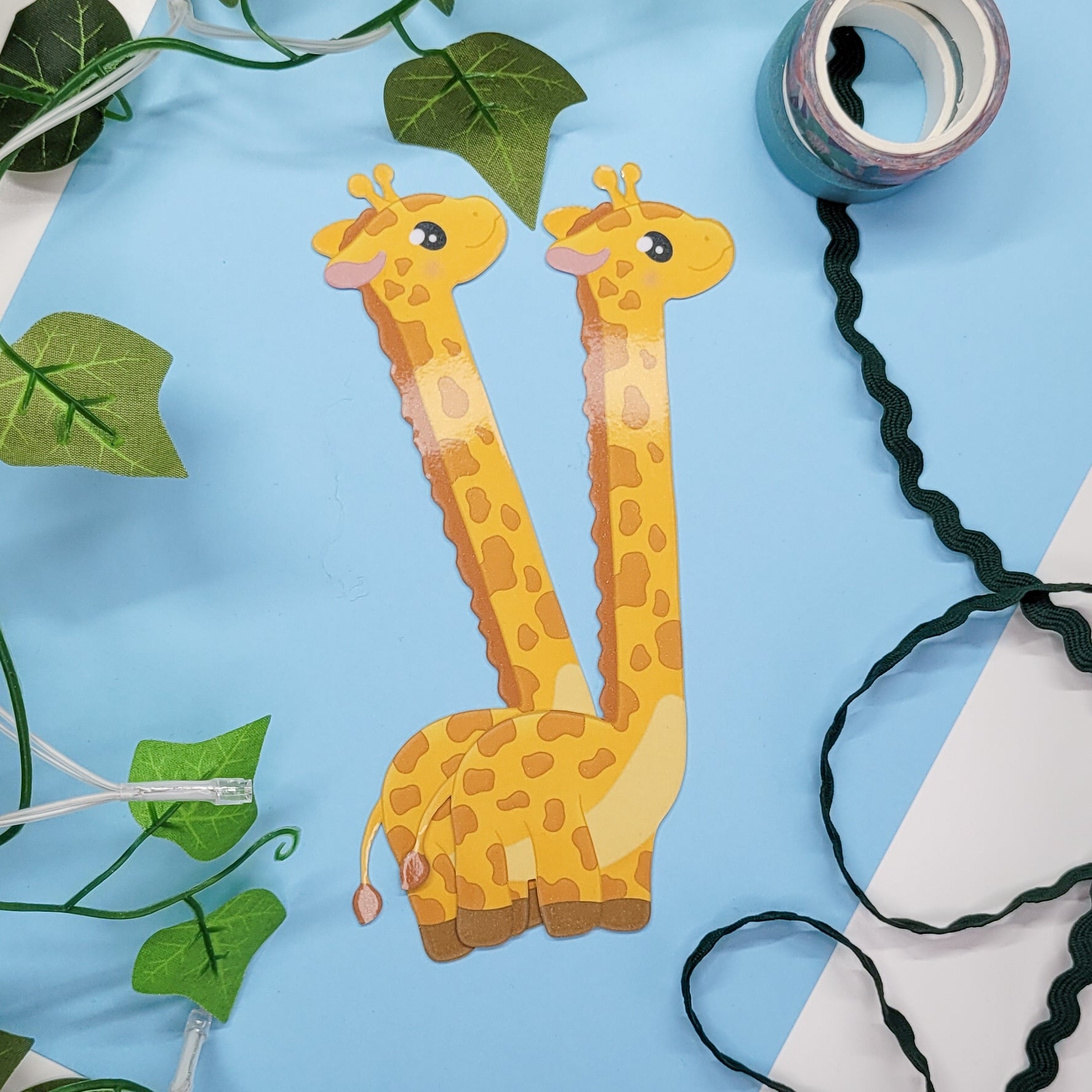 Cute Giraffe silly shaped bookmark for book lovers