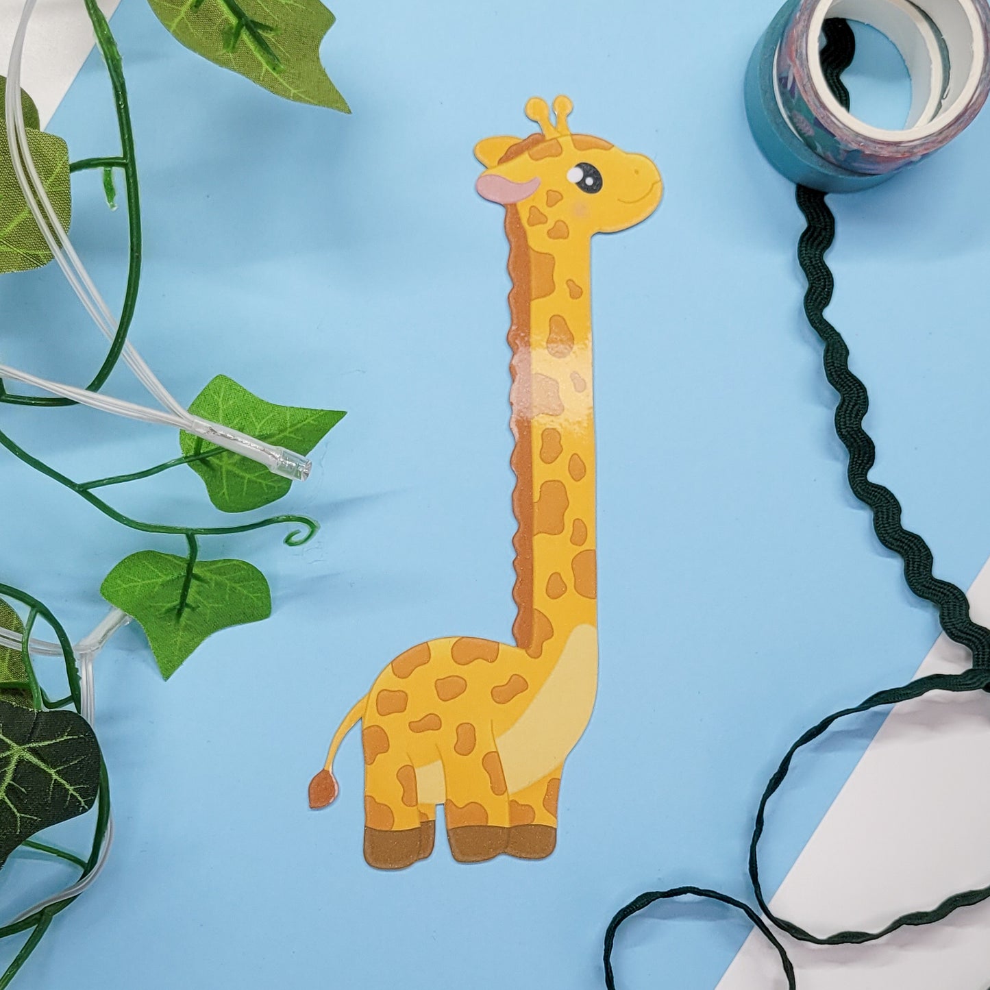 Cute Giraffe silly shaped bookmark for book lovers