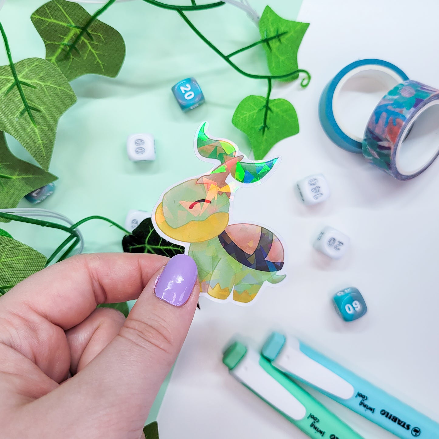 Grass Type Pokemon Sticker Pack
