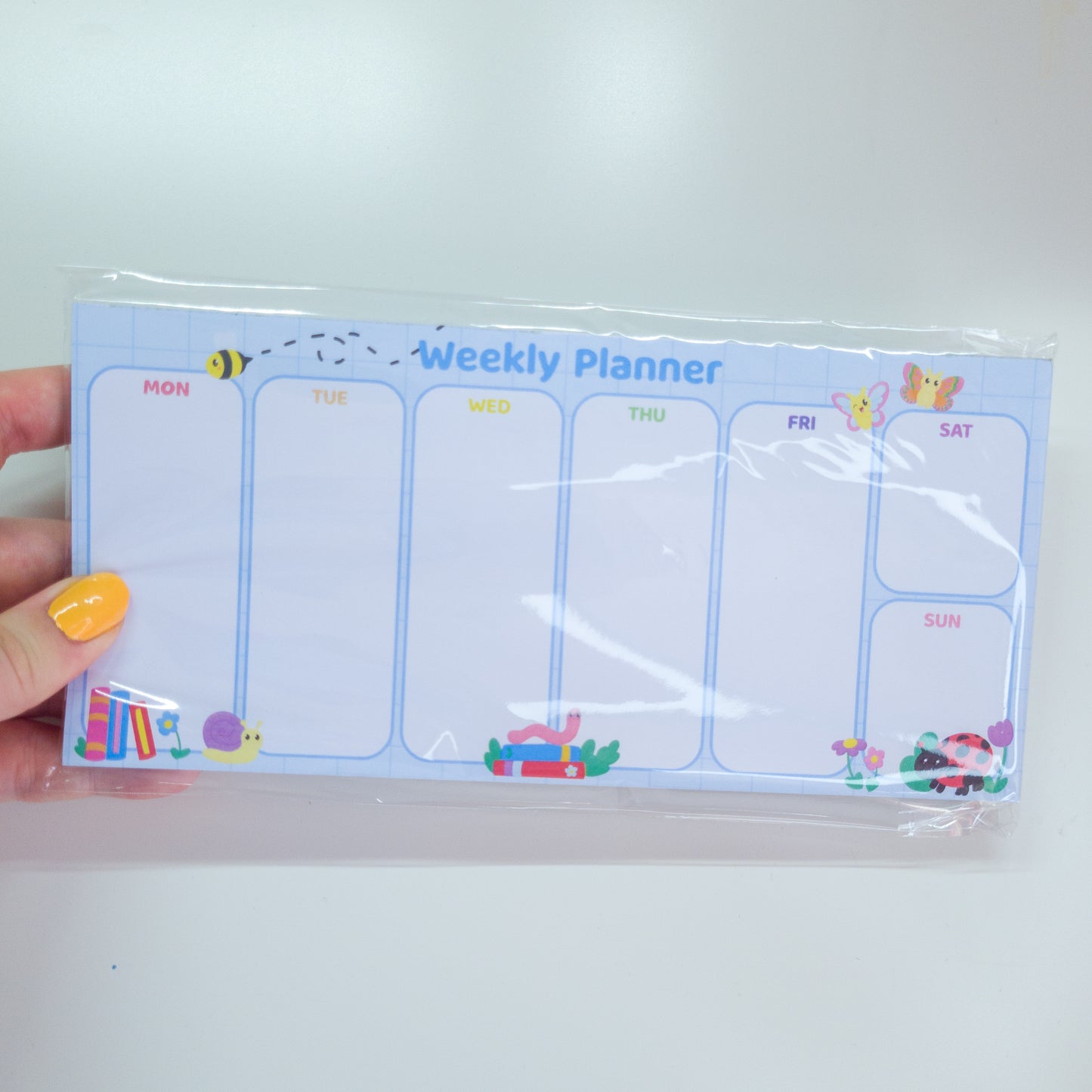 Bookish Bugs Weekly Planner DL Notepad