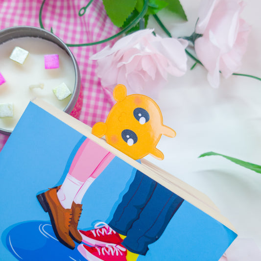 Caterpillar shaped bookmark. Unique shaped bookmarks