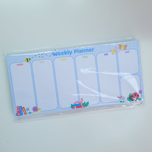 Bookish Bugs Weekly Planner DL Notepad